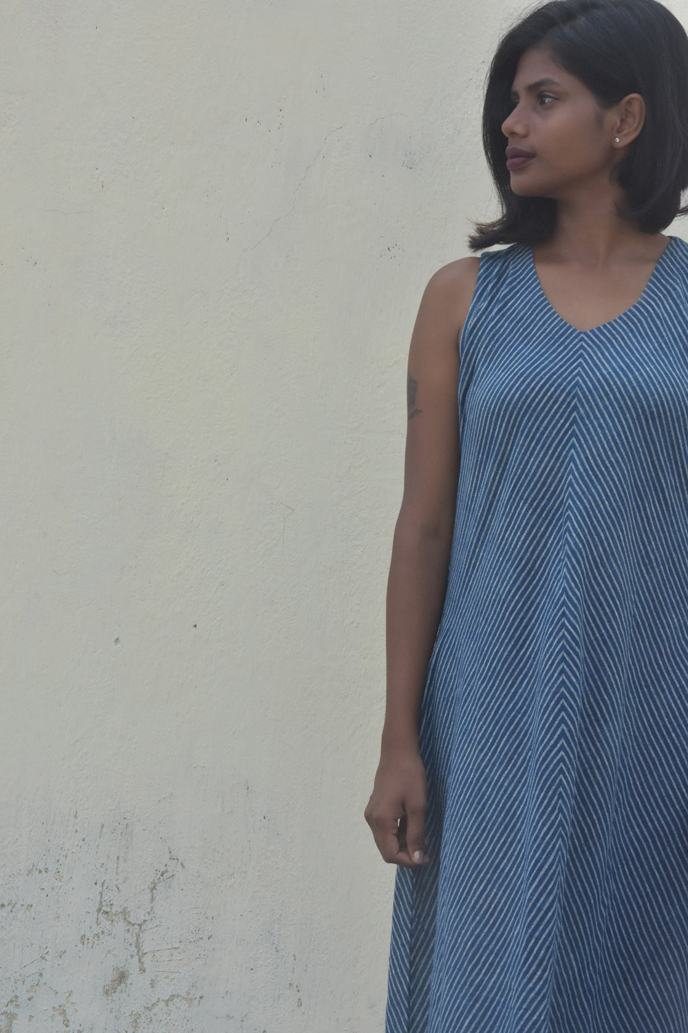 Indigo bias cut dress 2011
