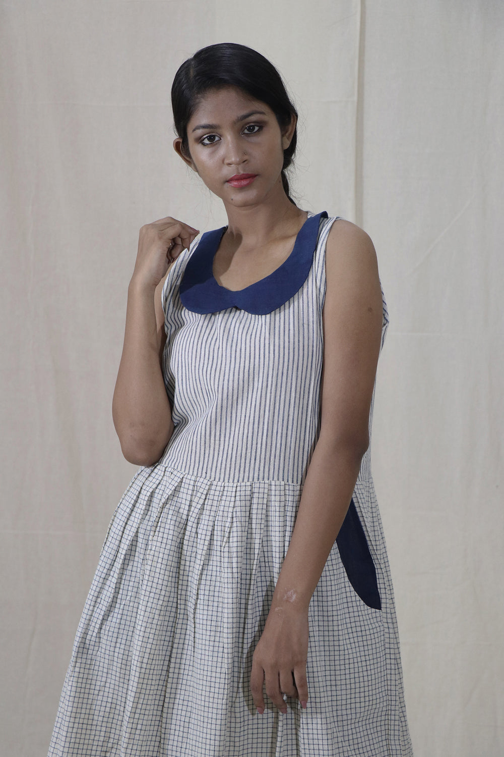 Kora Indigo  collar tunic 2014
