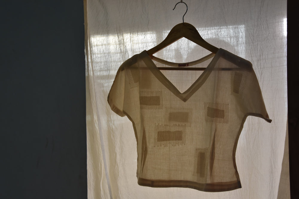 Magyar crop top cotton embroidered Blouse
