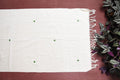 White organic cotton-hand embroidered Odisha mirror-appliqué craft stole 09-Pankaja Sethi