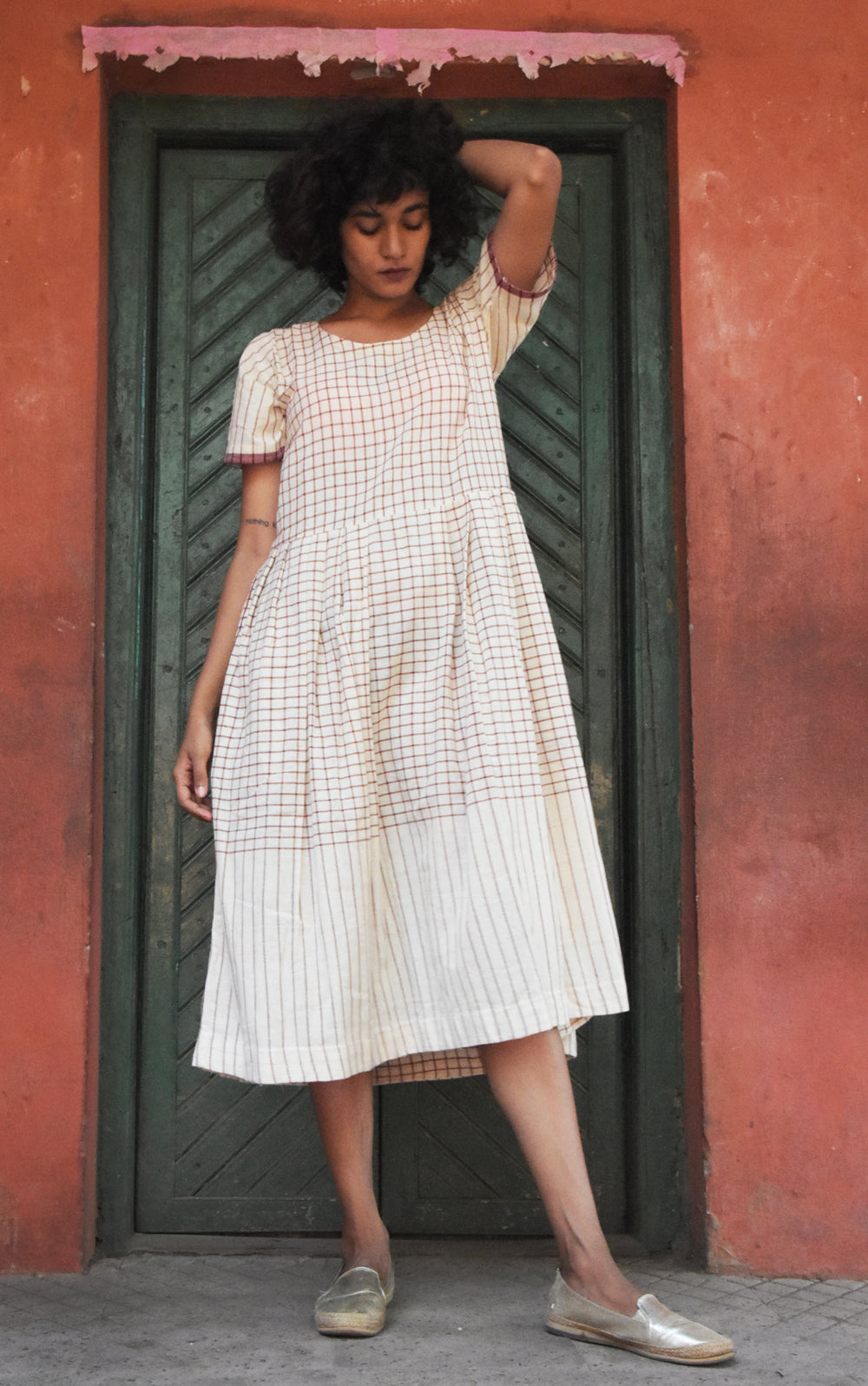 Kotpad Kora grid with pocket tunic 2004