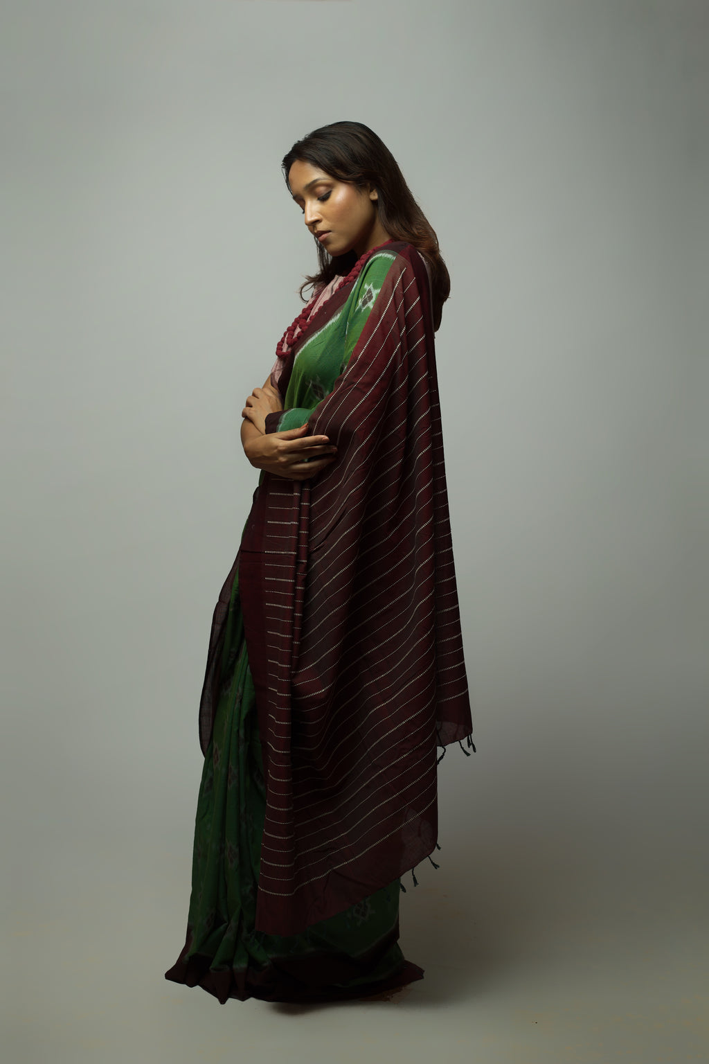 Kaincha - Cotton Ikkat Saree