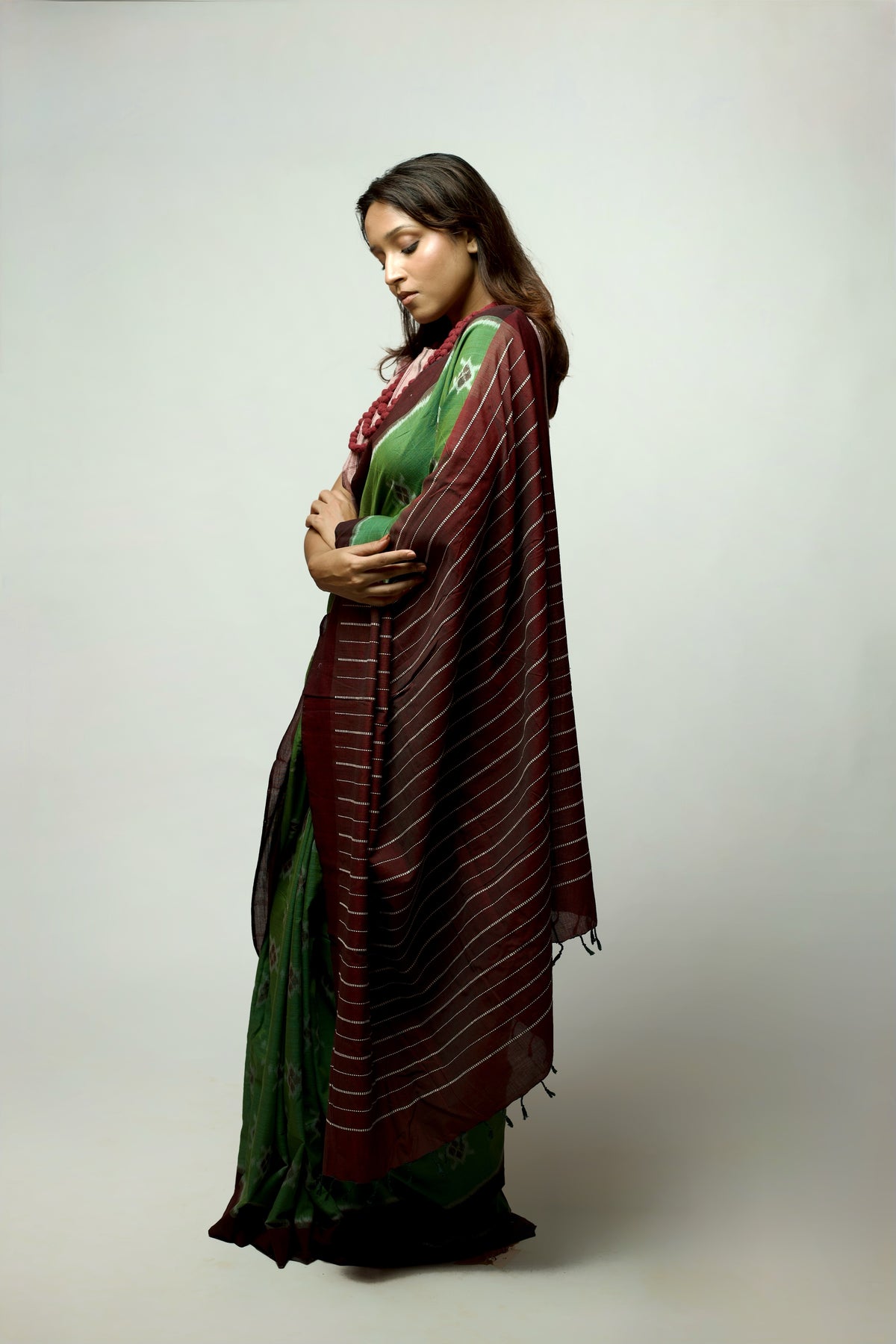 Kaincha - Cotton Ikkat Saree