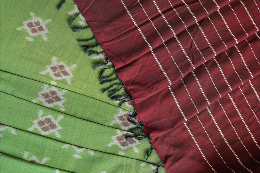 Kaincha - Cotton Ikkat Saree