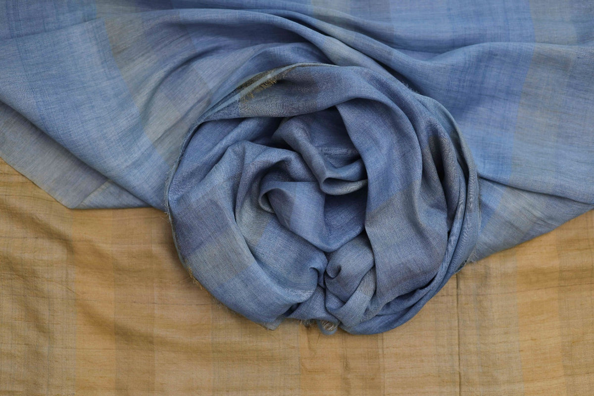 Indigo Linen Weave