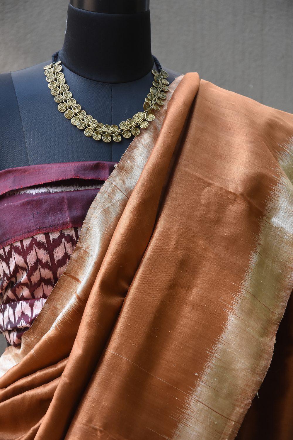 Natural dye silk ikat handloom Odisha saree – Prakruti -Pankaja Sethi